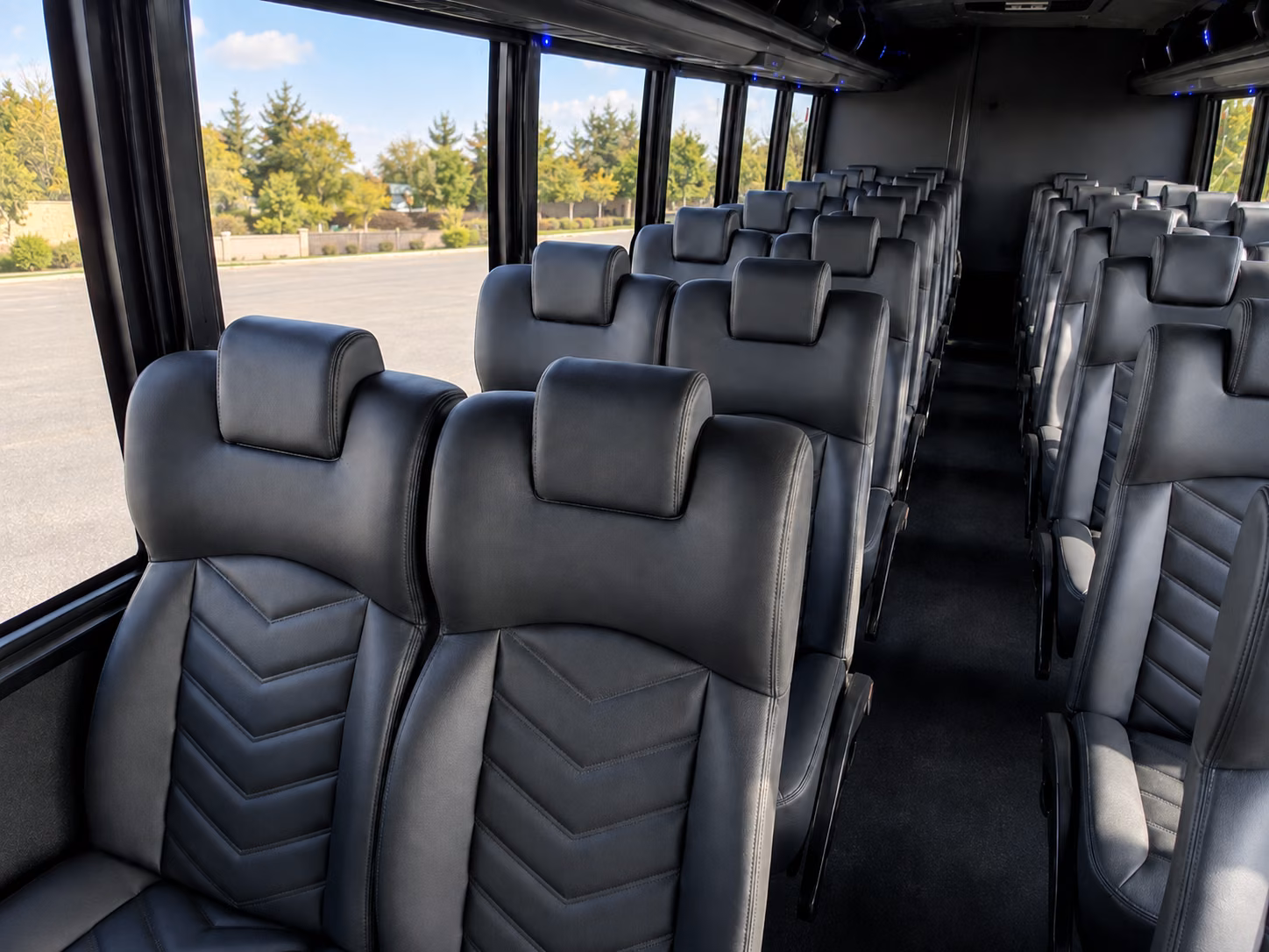 bakersfield 15 passenger minibus inside