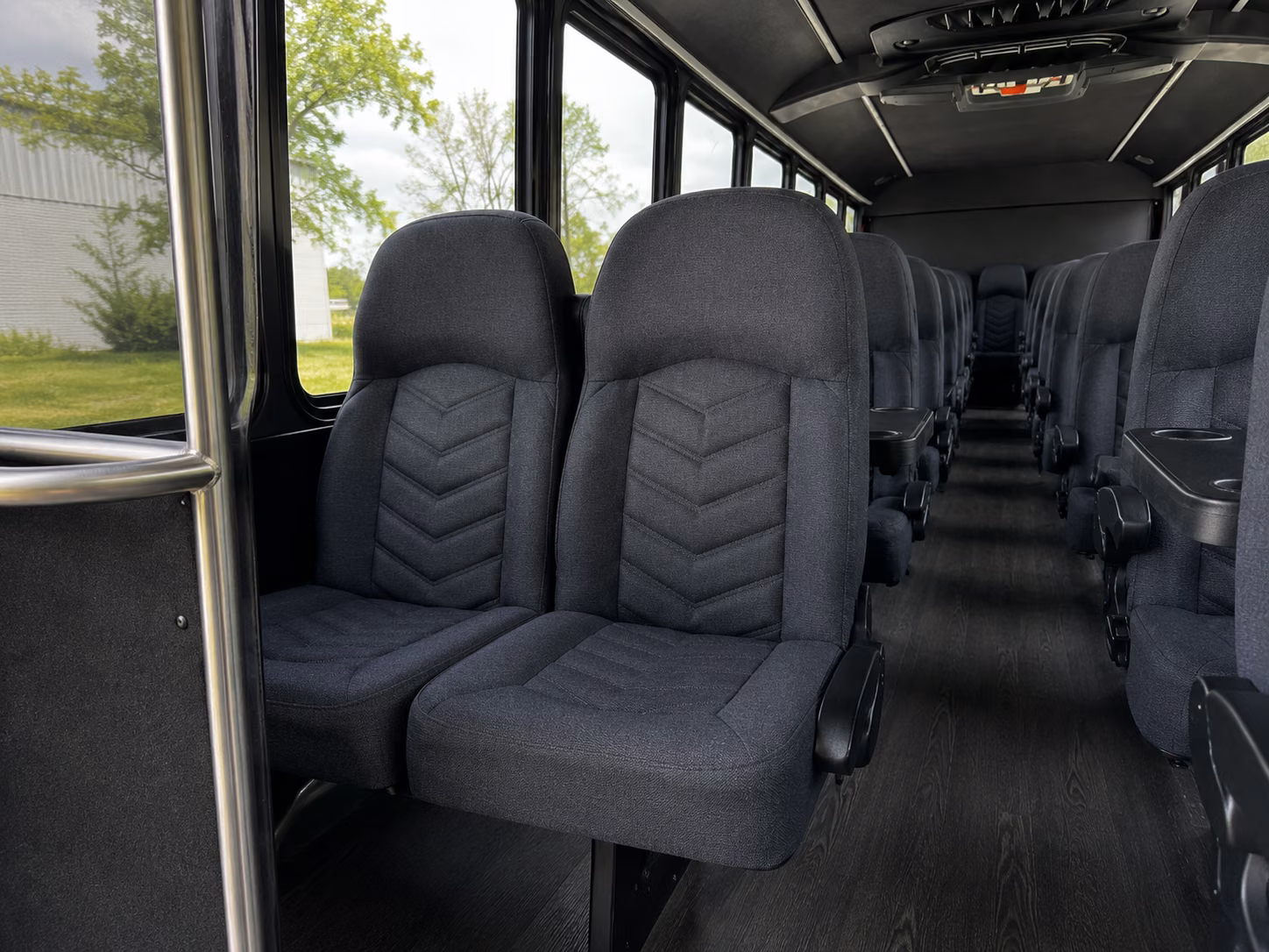 bakersfield 15 passenger minibus interior