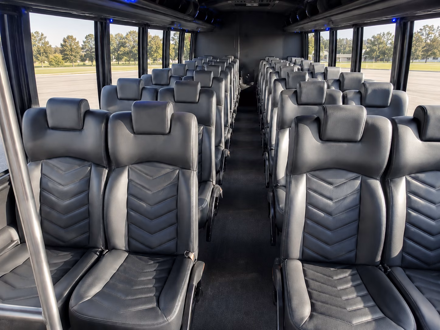 bakersfield 20 passenger minibus inside