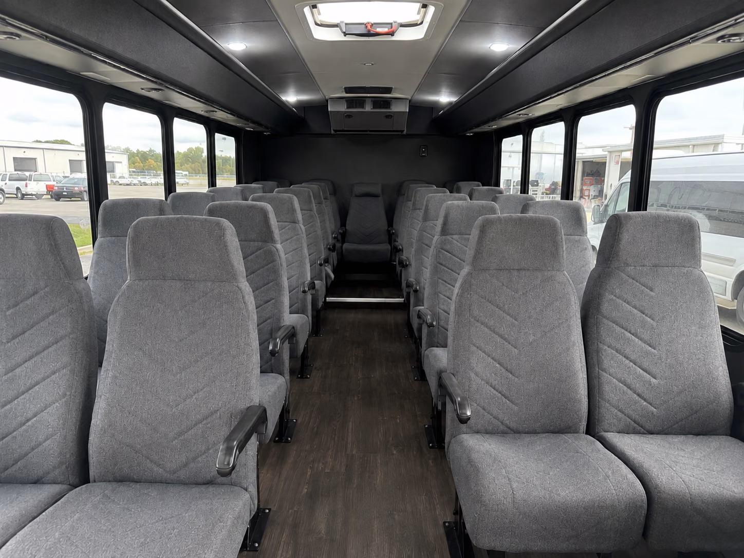 bakersfield 20 passenger minibus interior