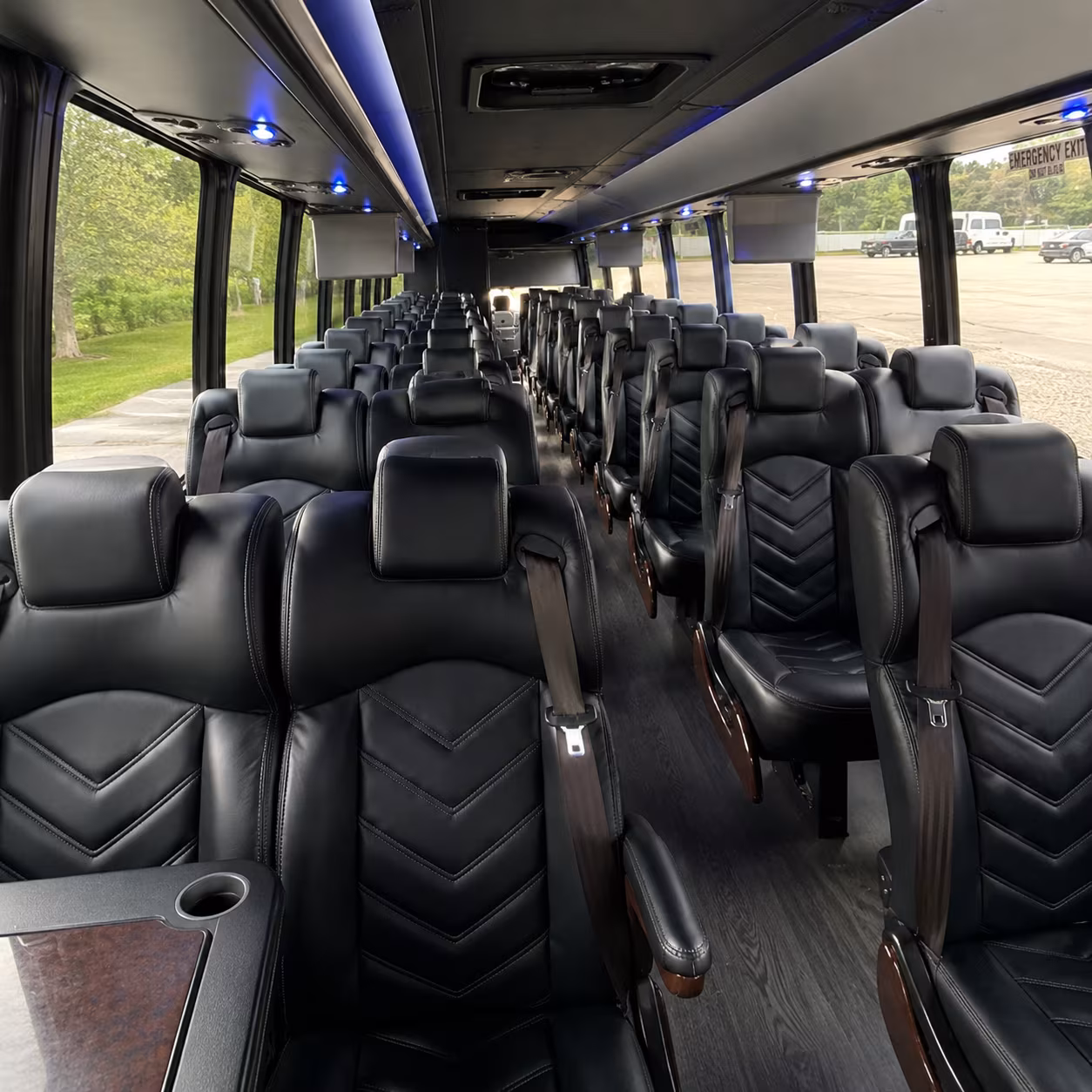 bakersfield 28 passenger minibus interior