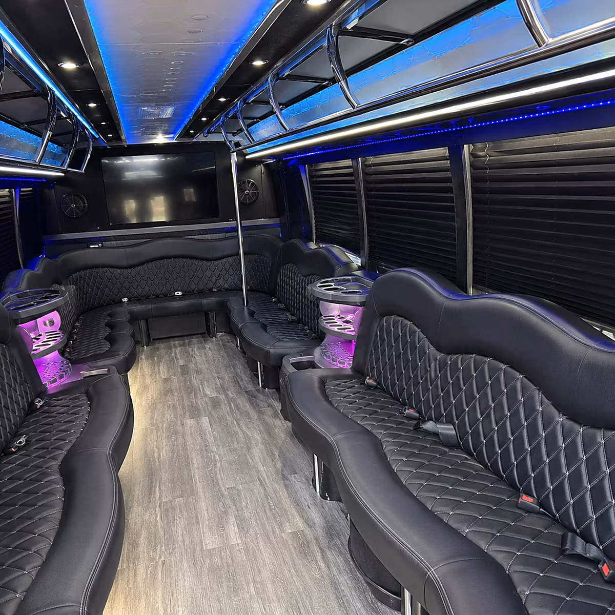 bakersfield prom party bus rental