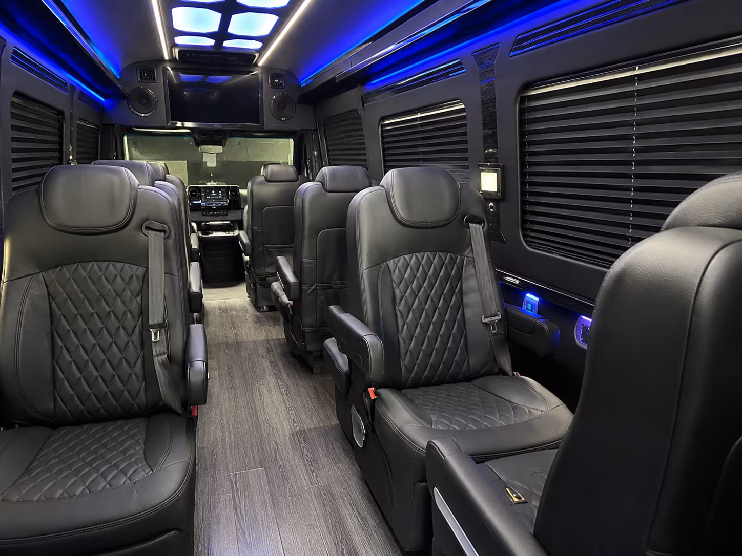bakersfield sprinter van with driver interior