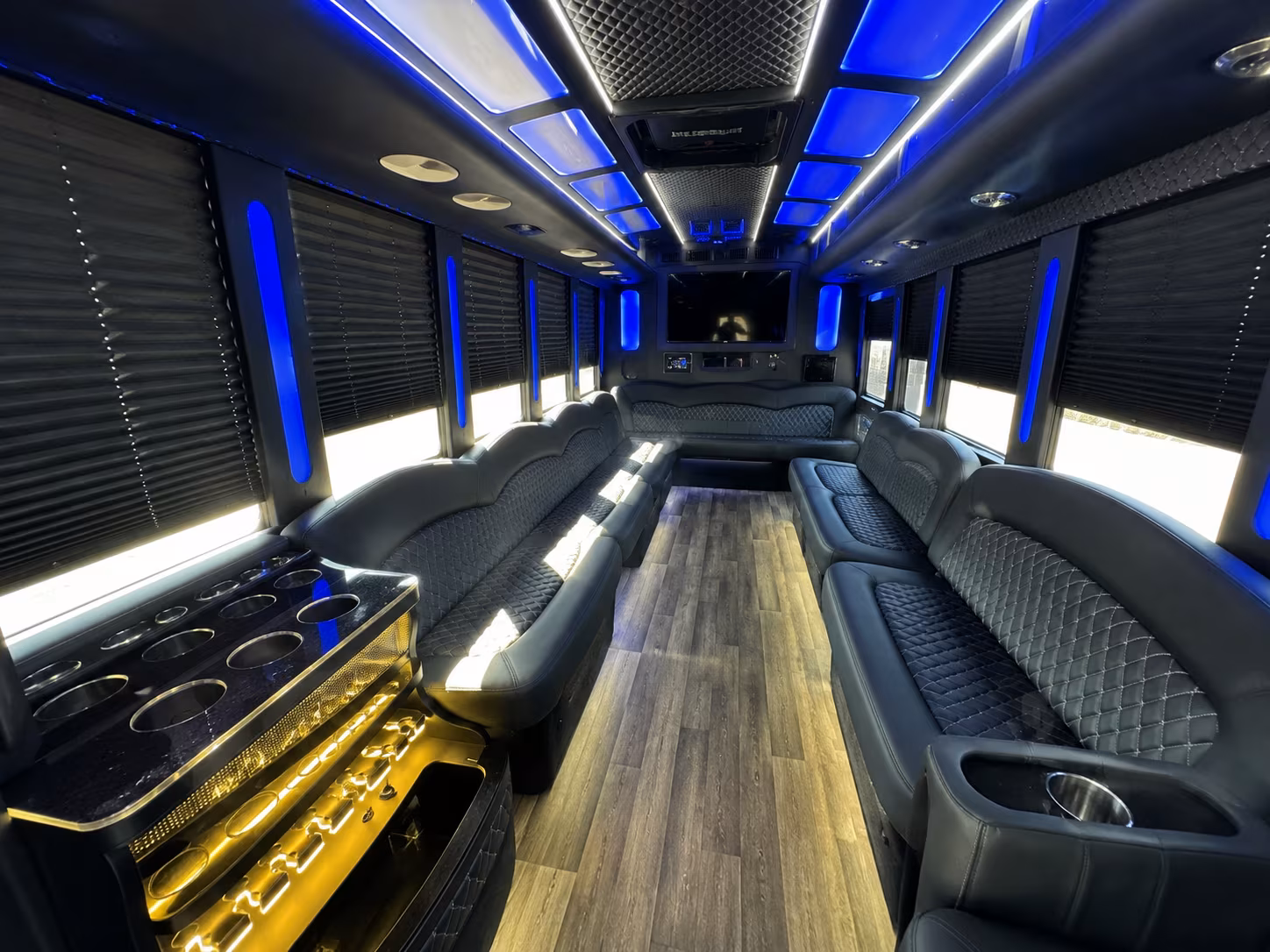 bakersfield wedding party bus rental