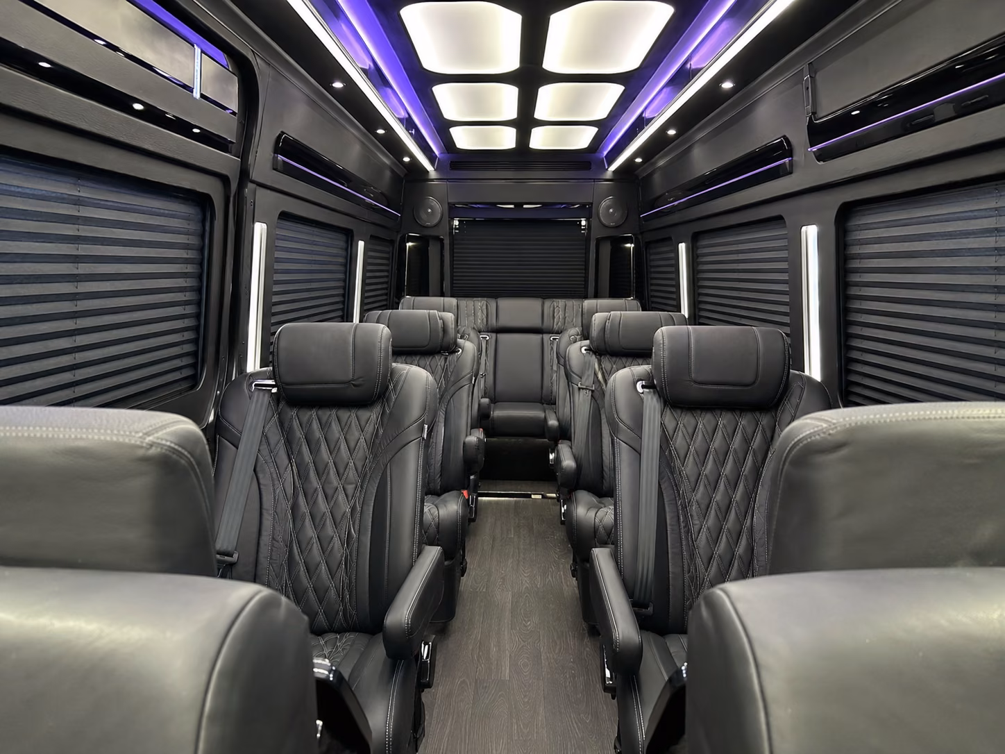 bakersfield wedding transportation onboard seating