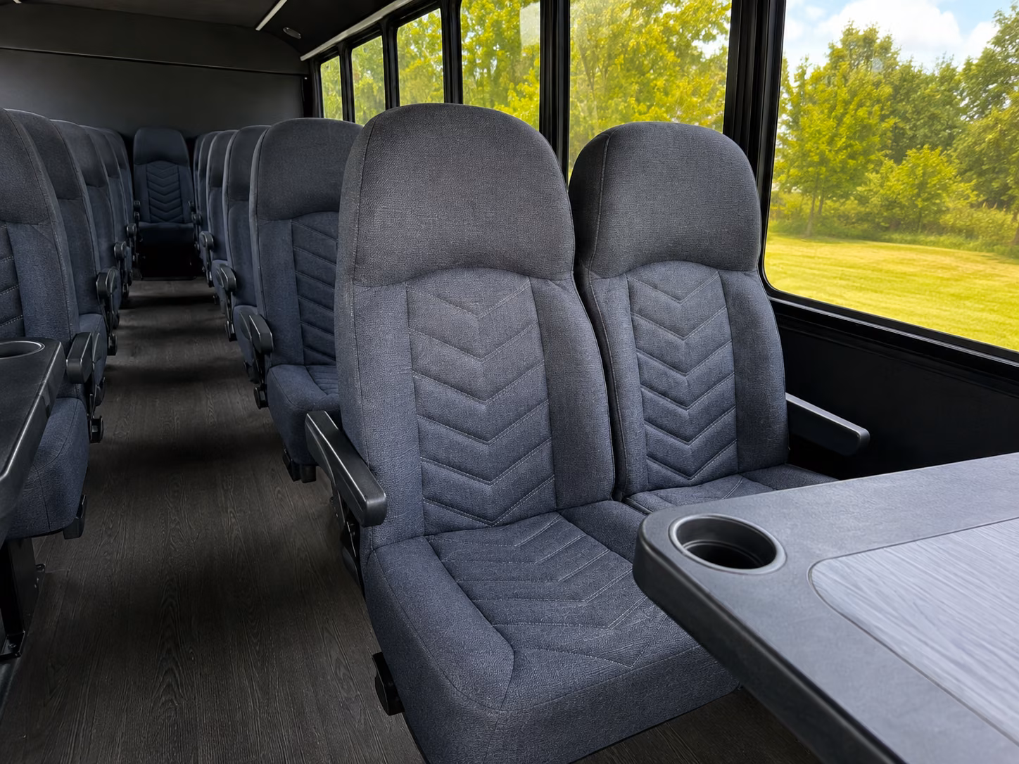 can i book a one way a round trip or a multi day package for a bus rental in bakersfield