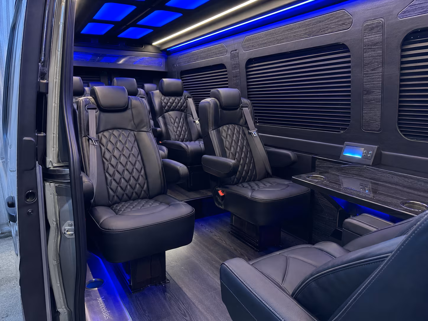 sprinter van transportation for groups and events across bakersfield